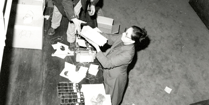 Llegada a la Real Audiencia, 1982