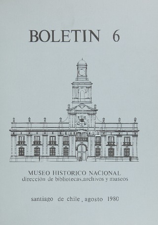 Museo Histrico Nacional, Boletn 6, agosto de 1980
