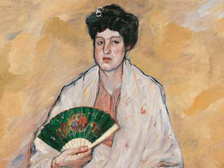 Detalle de pintura de la exposicin