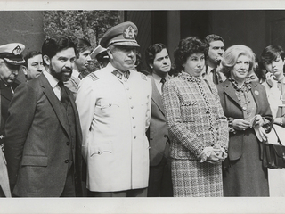 Ceremonia de inauguracin Museo Histrico Nacional, 1982. Coleccin Biblioteca Nacional de Chile.