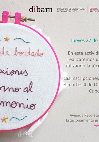 Flyer Taller de Bordado