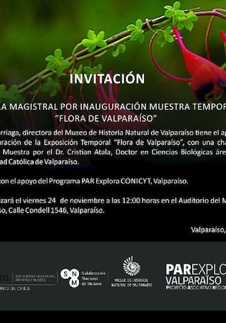Invitacin charla "Flora de Valparaso"