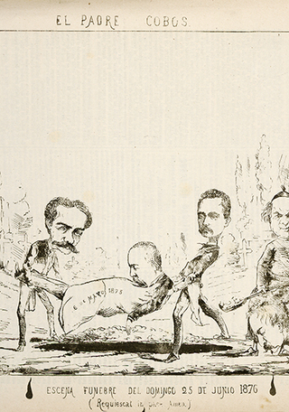Escena fnebre del domingo 25 de junio de 1876