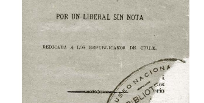 La Asamblea de los Notables. 1875. 82 pp.