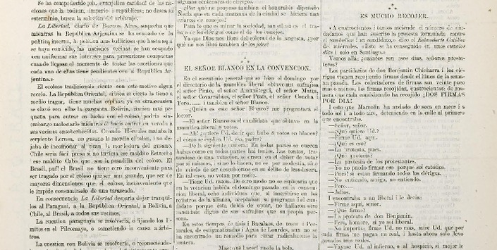 El Padre Cobos. Santiago, 4 de septiembre de 1875. Ao I. N 15. 4 pp.