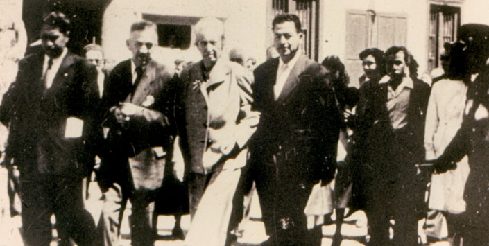 Visita de Gabriela Mistral