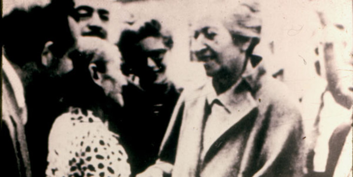 Visita de Gabriela Mistral