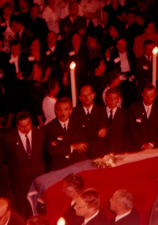 Velorio de Gabriela Mistral