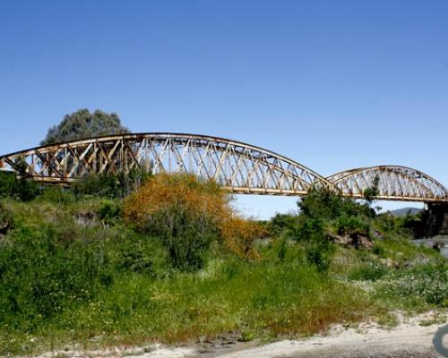 Imagen del monumento Puente ferroviario de Perquilauquén