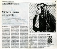 Violeta Parra en novela (entrevista)  [artículo] Marcela Fuentealba.