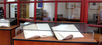 Sala de exposicin del Archivo Regional de Tarapac.