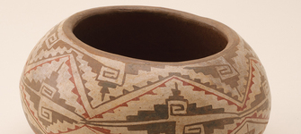 Vasija de cermica policroma