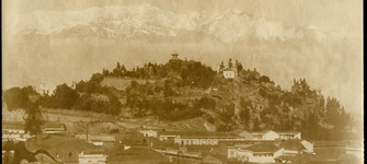 Cerro Santa Luca  desde la calle Urmeneta