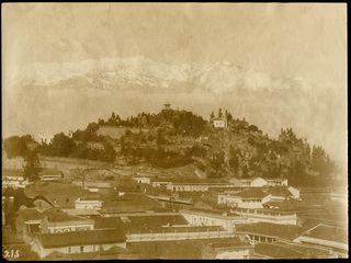 Cerro Santa Luca  desde la calle Urmeneta