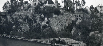 Vista general del cerro Santa Luca desde la calle Chirimoyo