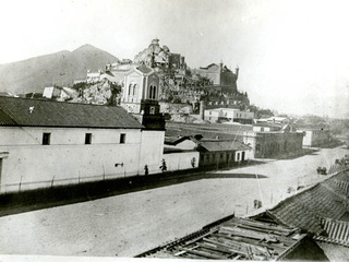 Vista del Cerro Santa Luca, costado suroeste