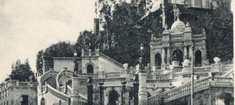 Postal del Cerro Santa Luca restaurado