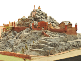 Maqueta del Cerro Santa Luca