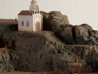 Maqueta del Cerro Santa Luca