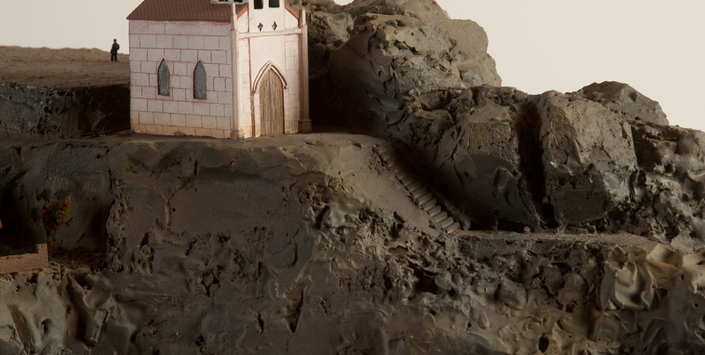 Maqueta del Cerro Santa Luca