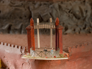 Maqueta del Cerro Santa Luca