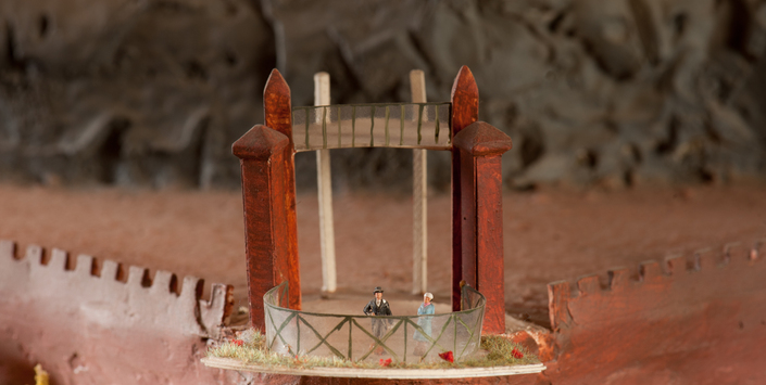 Maqueta del Cerro Santa Luca