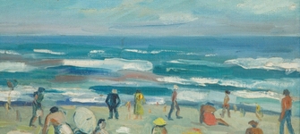 Pintura "Playa Llo-Lleo"