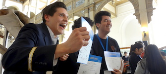 Alumnos ganadores de la versin 2016 de la Feria Cientfica del MNHN.