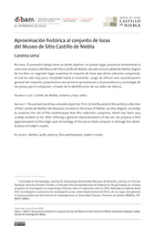 Aproximaci�n hist�rica al conjunto de lozas del Museo de Sitio Castillo de Niebla