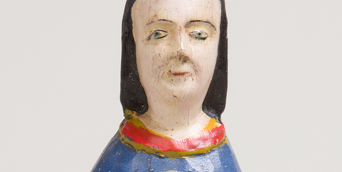 Escultura santa Filomena, detalle