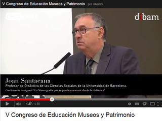 Joan Santacana, ac�demico de la Univ. de Barcelona