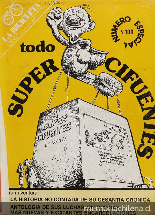 Portada de número especial Todo Supercifuentes, verano 1983 Portada de número especial Todo Supercifuentes, verano 1983