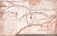Diseño del proyecto de la asequia que pueda dar agua a la nueba villa de San Carlos ...sacandola del río Ñuble, 1802