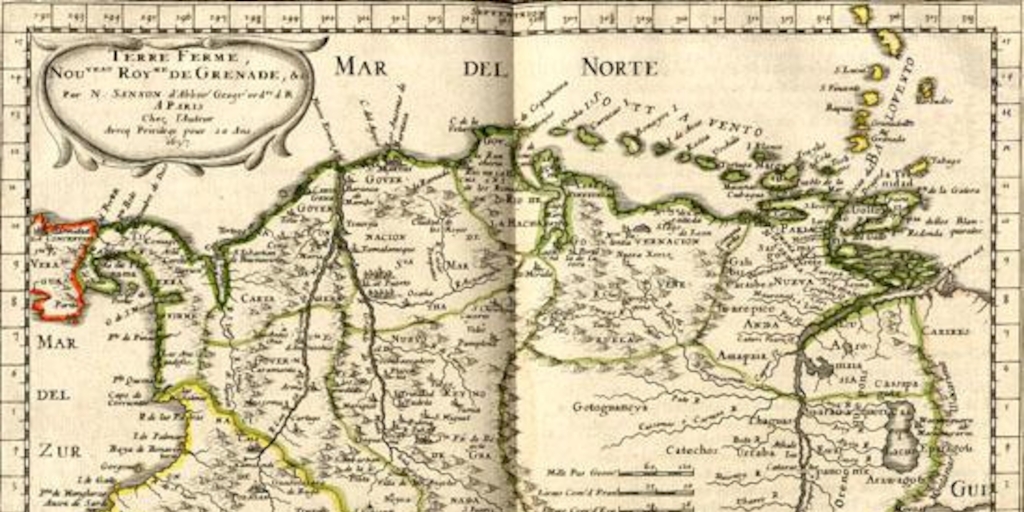 Terre Ferme, Nouveau Royaume de Granada, etc., 1657