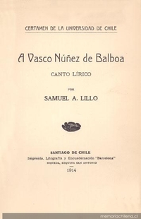 A Vasco Núnez de Balboa : canto lírico
