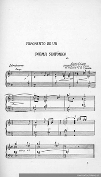 Fragmento de un poema sinfónico