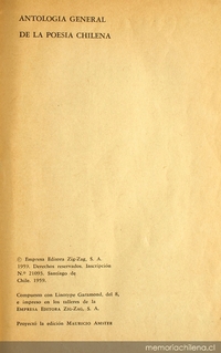 Antología general de la poesía chilena