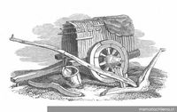 Arado y carreta de la Hacienda de Lord Cochrane en Quintero, 1822
