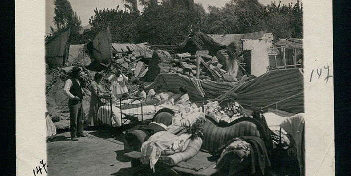 Familia a la intemperie