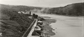 Playa Chono y trayecto del ferrocarril