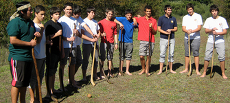 Taller educativo de palin, Museo Mapuche de Ca�ete