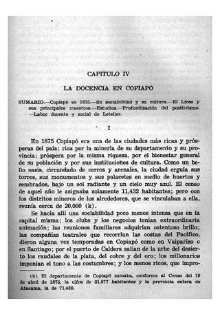 La Docencia en Copiapo
