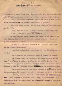 Altazor ou Le voyage en Parachute [manuscrito]