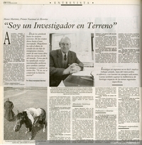 Soy un investigador en terreno