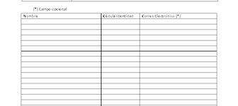 Formulario de inscripcin para visitas guiadas.