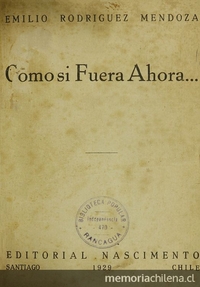 Como si fuera ahora