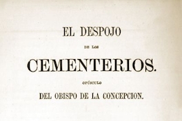 El despojo de los cementerios