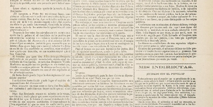 El Padre Cobos. Santiago, 5 de febrero de 1876. A�o II. N� 37. 4 pp.