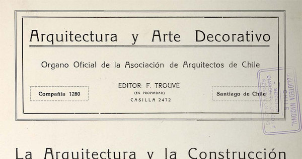 Arquitectura y arte decorativo. Año 1, número 9, marzo de 1930
