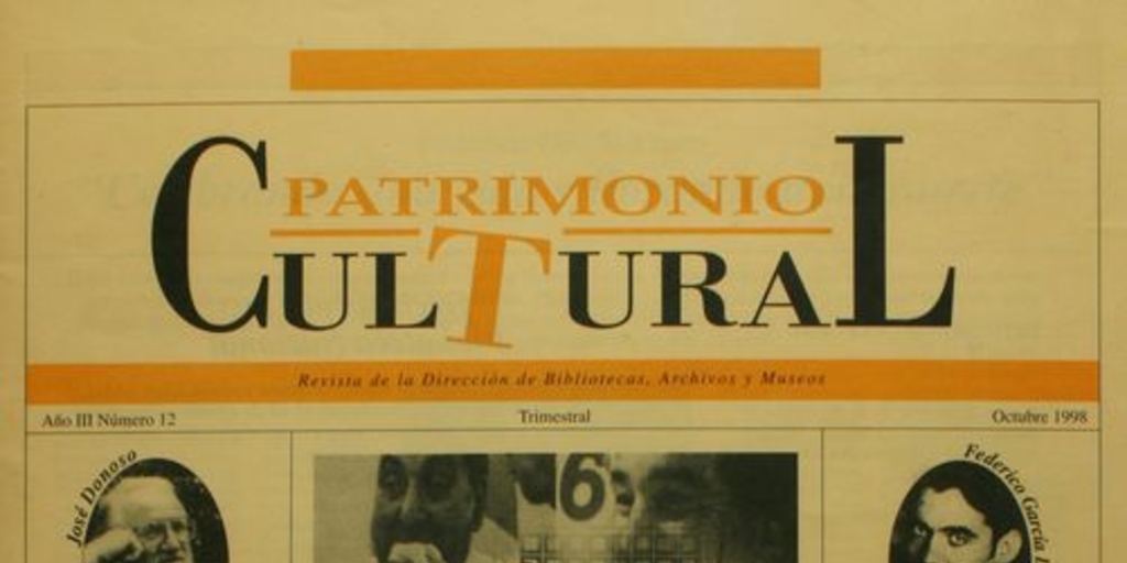 Edición aniversario de revista Patrimonio Cultural "Diez años sobre la mesa"En: Patrimonio  Cultural (42): 1-40, verano, 2007.